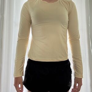 Yellow Long Sleeve Women's Top